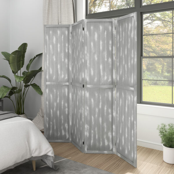 0y0f4e19496fa66ab.jpg Screen Divider Room Divider Screen with Foldable Design for Indoor Bedroom Office 5.5' Grey