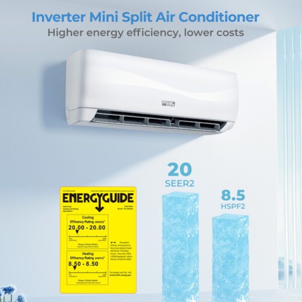 12000_BTU_20_SEER2_1_1770961752295247_429815 12000 BTU 20 SEER2 115 V Mini Split Air Conditioner with Heat Pump