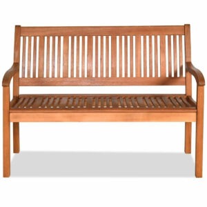 1663242762_11_161_59.jpg Two Person Solid Wood Garden Bench with Curved Backrest and Wide Armrest