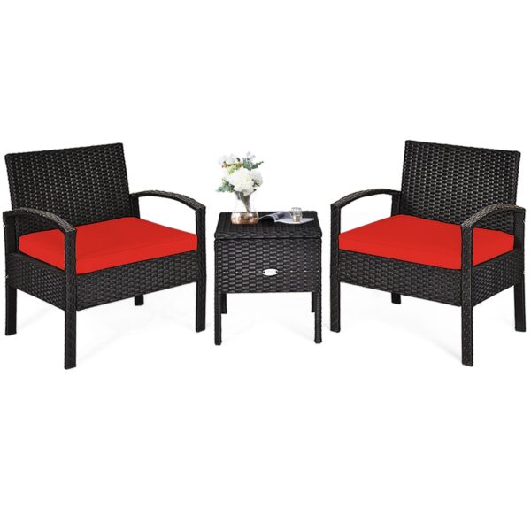 1663244111_dsc_4661_1.jpg 3 Piece PE Rattan Wicker Sofa Set with Washable and Removable Cushion for Patio-Red