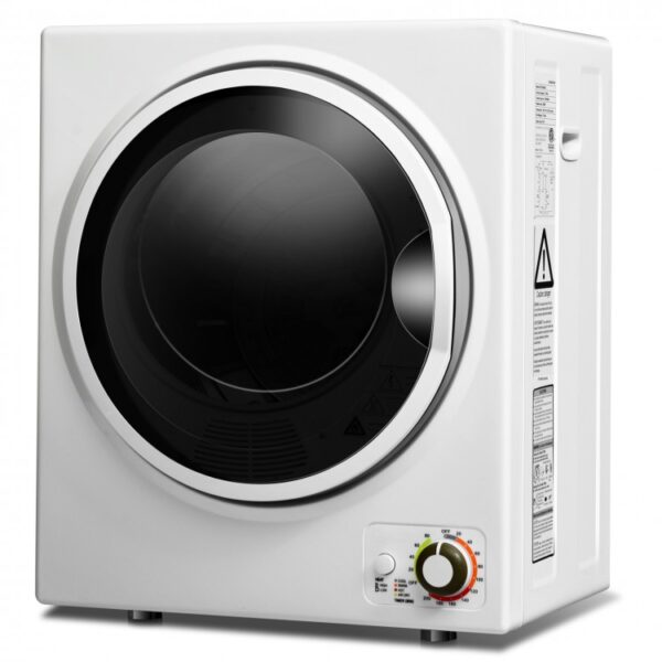 1663251937_1_760_20 1.5 Cu .ft Clothes Dryer with with Stainless Steel Wall Mount-White