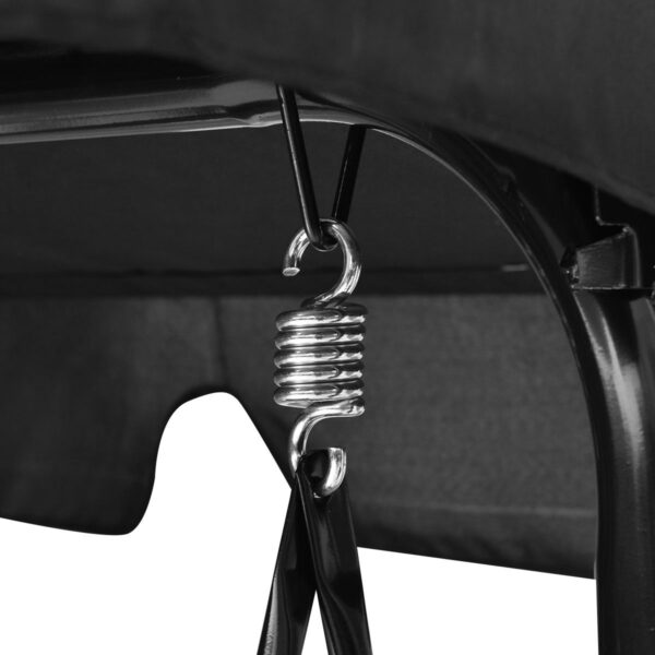 1663253942_s-l1600_4__19_44_1.jpg Loveseat Cushioned Patio Steel Frame Swing Glider -Black