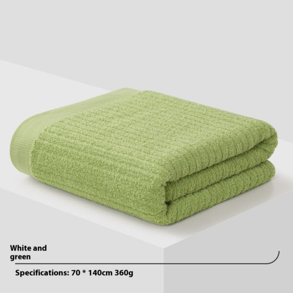 Pure Cotton Absorbent Bath & Face Towel – Soft, Durable Household Towel