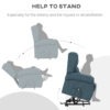 3Ux16a19494672069.jpg Wingback Lift Chair for Elderly, Power Chair Recliner with Footrest, Remote Control, Side Pockets, Blue