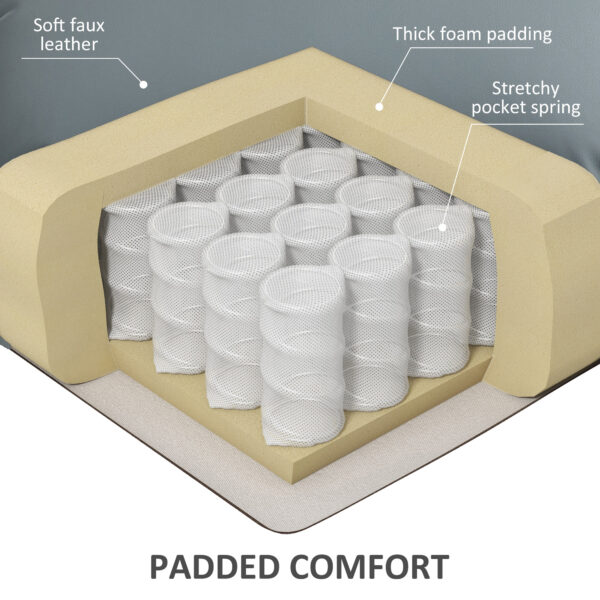 Lift Chair for Seniors, PU Leather Upholstered Electric Recliner Chair with Remote, Side Pockets, Quick Assembly, Grey