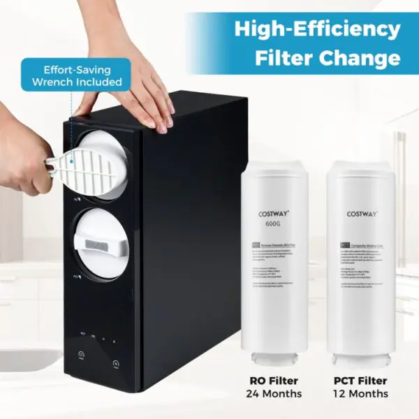 600 GPD AW-RB20 Alkaline PH+ Reverse Osmosis Water Filter