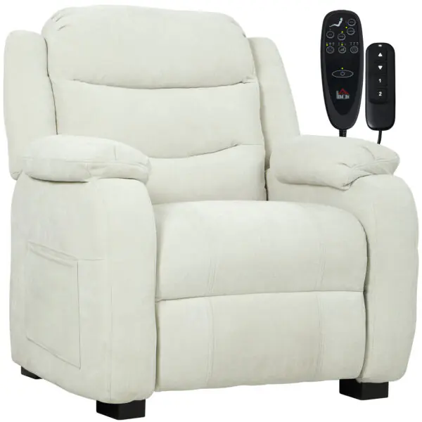 8etbd119c27ff6eb9.jpg Massage Recliner Chair, Power Recliner with Quiet Brushless Motor, Remote, Pockets, 2 Memory Positions, Beige