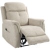 Manual Recliner Chair with Vibration Massage, Reclining Chair Nursing Chair with Side Pockets, 5 Massage Modes, for Living Room, Beige