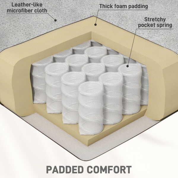 Manual Recliner Chair with Vibration Massage, Thick Foam Padding, Side Pockets for Living Room, Grey