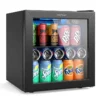 Beverage_Refrigerato_1769582041255455_443557 Beverage Refrigerator Cooler 1.3 Cu. Ft. 12 Bottles 55 Cans Mini Fridge-Black