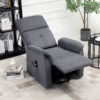 Power Lift Chair Electric Recliner Sofa for Elderly with Remote Control & Side Pocket for Living Room, Grey
