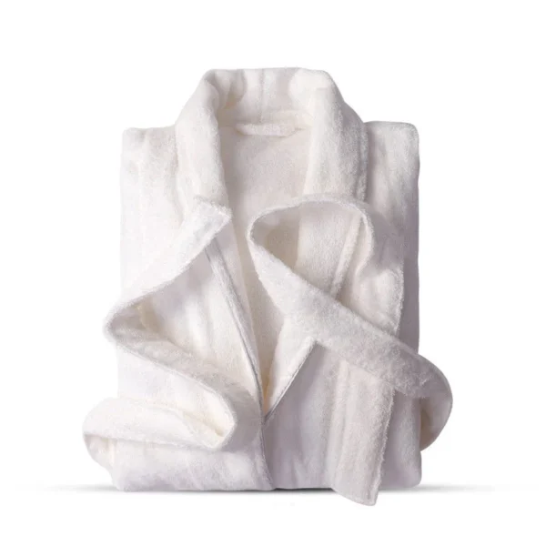 H016a7fc22d6b4894aafec8a7d907e03dt.webp Fashion Robe Lovers Soft Bath Robe Nightrobe Sleepwear Male Casual Home Bathrobe Hotel Robe 100% Cotton Toweling Terry Robe