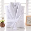 H15a9b5e89b414d1ba246c287b441ecc9e.webp 100% Cotton White Terry Fleece Long Bathrobe Winter Home Wear-Unisex