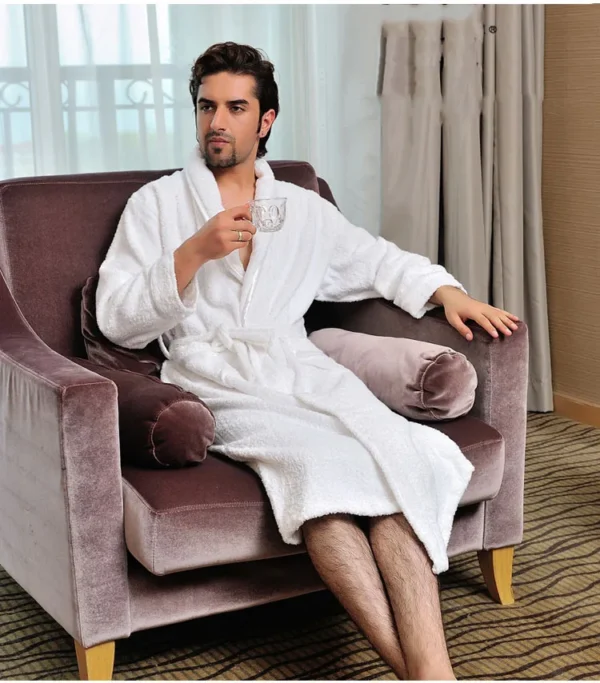 Cotton Bath Robe – Long Terry Winter Robe