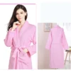 H2e2030bd7276464f9a4a50ac5c776b57o.webp Unisex 100% Cotton Toweling Terry Bathrobe – Soft Pink Home & Spa Robe (L–XL)