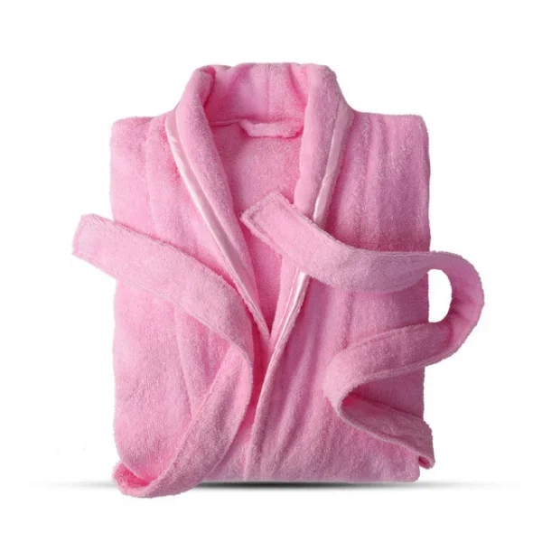 H3622b97843b44bacacb72ef780cd4a59Q.webp Fashion Robe Lovers Soft Bath Robe Nightrobe Sleepwear Male Casual Home Bathrobe Hotel Robe 100% Cotton Toweling Terry Robe