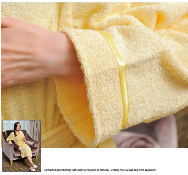 Cotton Bath Robe – Long Terry Winter Robe