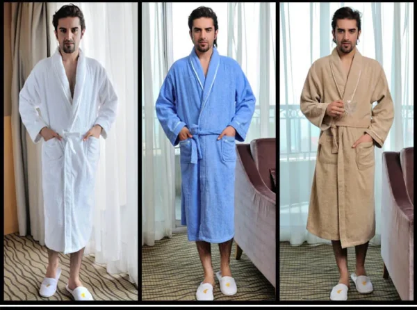 Cotton Bath Robe – Long Terry Winter Robe
