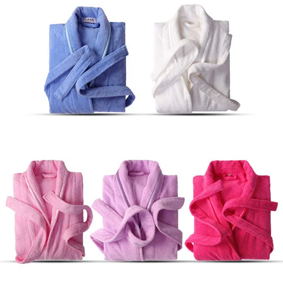 H8e20ae275a1c4e7b83390b261146cb99o.webp Fashion Robe Lovers Soft Bath Robe Nightrobe Sleepwear Male Casual Home Bathrobe Hotel Robe 100% Cotton Toweling Terry Robe