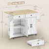 HGv23a19b9e5c0302.jpg Kitchen Island with Storage, Rolling Kitchen Cart with Charging Station, Drop Leaf, Spice Rack, Towel Rack, Drawers