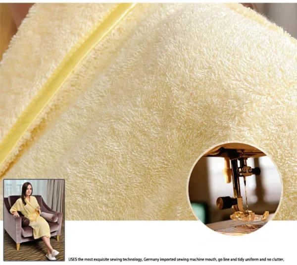 Cotton Bath Robe – Long Terry Winter Robe