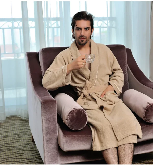 Cotton Bath Robe – Long Terry Winter Robe