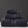 New Egyptian Cotton Towel Bath Towel Sets Solid Color Thicken Bathroom Towels Set Soft Comfortable