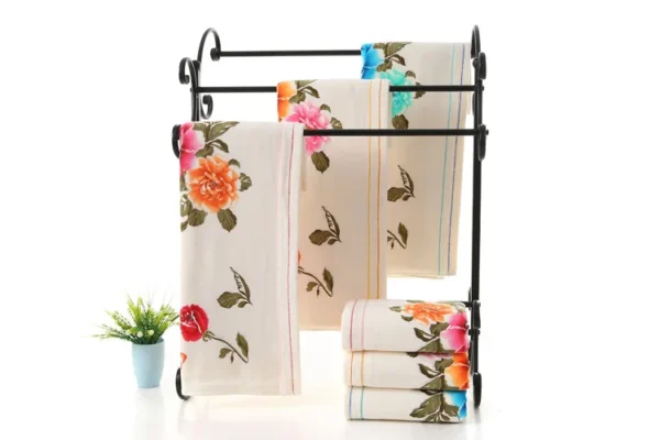 Hbb53b34d21ba4bb5856002c32f5c8b8cq.webp 2025 New Luxury 100% Cotton Towel with Bath Towels New Women Peony Beach Towel Bathroom Set for Family Guest Bathrooms Gym
