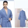 Home Bathrobe 100% Cotton pink Toweling Terry Robe Unisex lovers Soft Bath Robe Men And Women Nightrobe Sleepwear Casual  2024