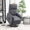 Power Lift Chair Electric Recliner Sofa for Elderly with Remote Control & Side Pocket for Living Room, Grey