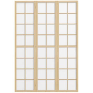 3 Panel Room Divider, 5.6 ft Folding Wall Divider Room Partition for Home Office, Bedroom