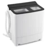 Portable Washing Machine 18 lbs Mini Laundry Machine with 11 LBS Washer-Grey