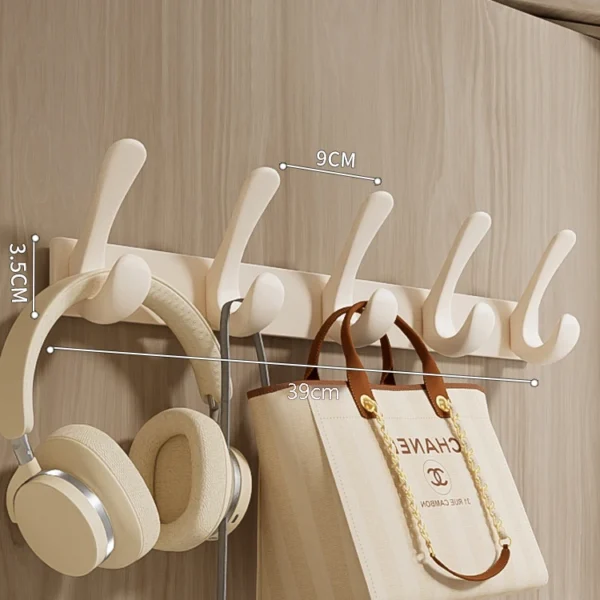 S02ba6b16cab94dc98fd00997142e572aJ-2.webp Wall Coat Rack – Metal Base Bathroom Clothes Hanger with 6 Hooks