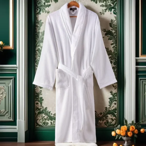 Cotton Bath Robe – Long Terry Winter Robe