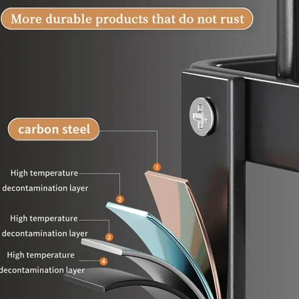 S08469f2228d04008a91e8f01e27c2f78d-1.webp 2‑Tier Stainless Steel Dish Drying Rack with Drainboard