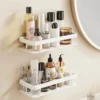 Bathroom Storage Rack – No‑Drill Wall‑Mounted Corner Shelf
