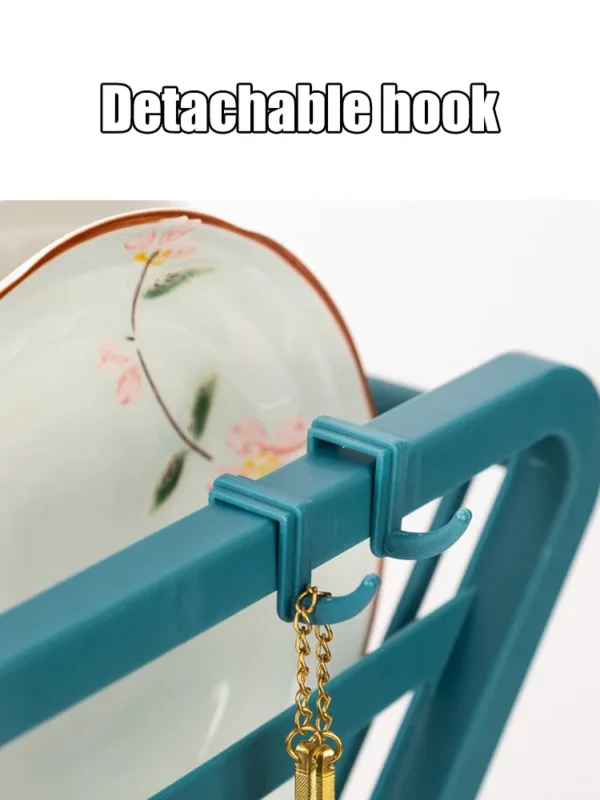 S0ffb46cad751481ca54fe638467e9242t.webp Storage Rack, Drain Rack, Bowl Rack, Kitchen Storage Rack, Double-Layer Dish Rack Storage Dish Drainer Dish Dryer Organizer Shel