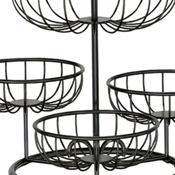 S16221e9c8f86472495739f03bc525f89O.webp 5 Tier Fruit Basket Bowl Multiuse Large Capacity Metal Fruits Stand Fruit Bowl