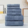 S199fac0be0dd4eeea3c82bd9645e8fe9w.webp Organic Cotton Towel Set 3‑Piece Ultra Soft & Absorbent