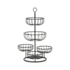 S1b8d3d5c889044e38814372cf1bf2346f.webp 5 Tier Fruit Basket Bowl Multiuse Large Capacity Metal Fruits Stand Fruit Bowl