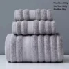 S1e1bd487f24f4b81b71596a13205898ef-2.webp Pure Cotton Terry 3‑Piece Thick Soft Bathroom Towel Set