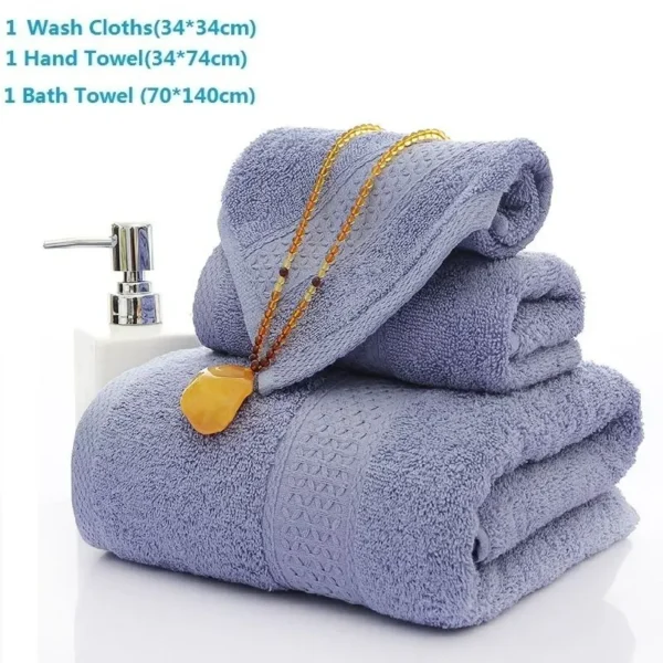 S1e2409b931bb4e9ebcc8bd0d81fa84a2X.webp Soft 100% Cotton Bath Towel Set – Super Absorbent 3‑Pack