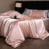 Luxury Bedding Set with Silk & Rayon Sheets