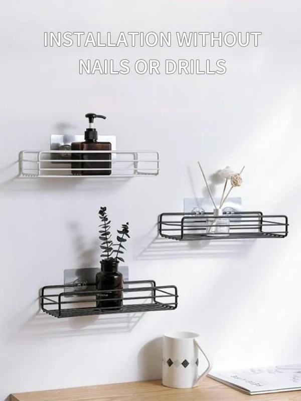 Bathroom Storage Rack /Kitchen Organizer /Shelf -Black