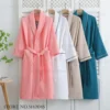 Women’s Cotton Waffle Robe – Home Sleepwear Loungewear