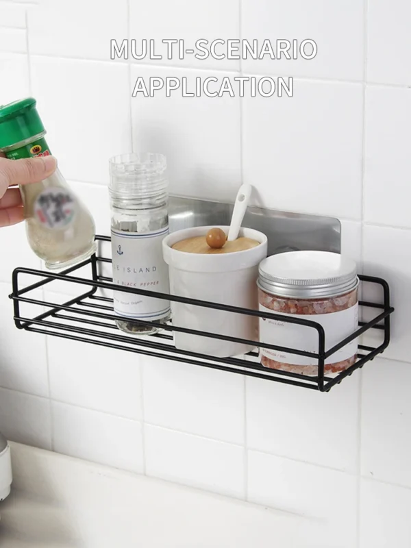 Bathroom Storage Rack /Kitchen Organizer /Shelf -Black