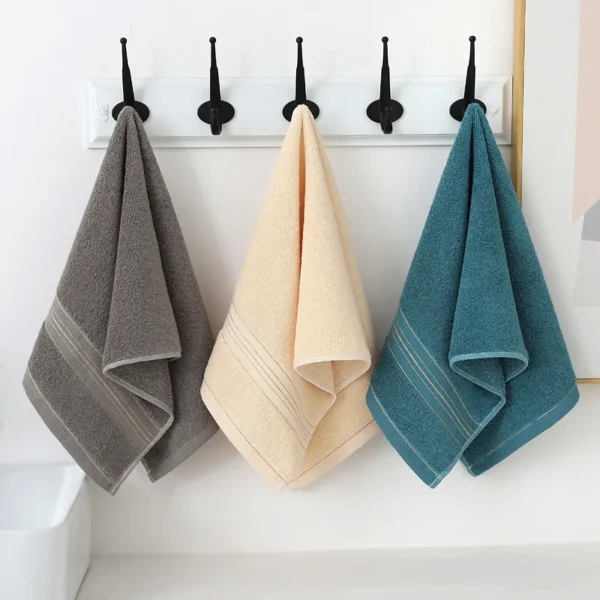 Soft Cotton Face Towel – Thickened Absorbent Jacquard Design