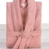 Pure Cotton Hotel Bath Robe – Unisex Kimono Towel Robe for Adults