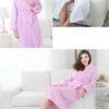 Pure Cotton Hotel Bath Robe – Unisex Kimono Towel Robe for Adults