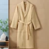 100% Cotton Couple Robe Waffle Bathrobe Gown Kimono Yukata Home Clothes Casual Women Sleepwar Nightwear Spring Summer Loungewear